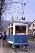 Historische Trams auf der Linie 3